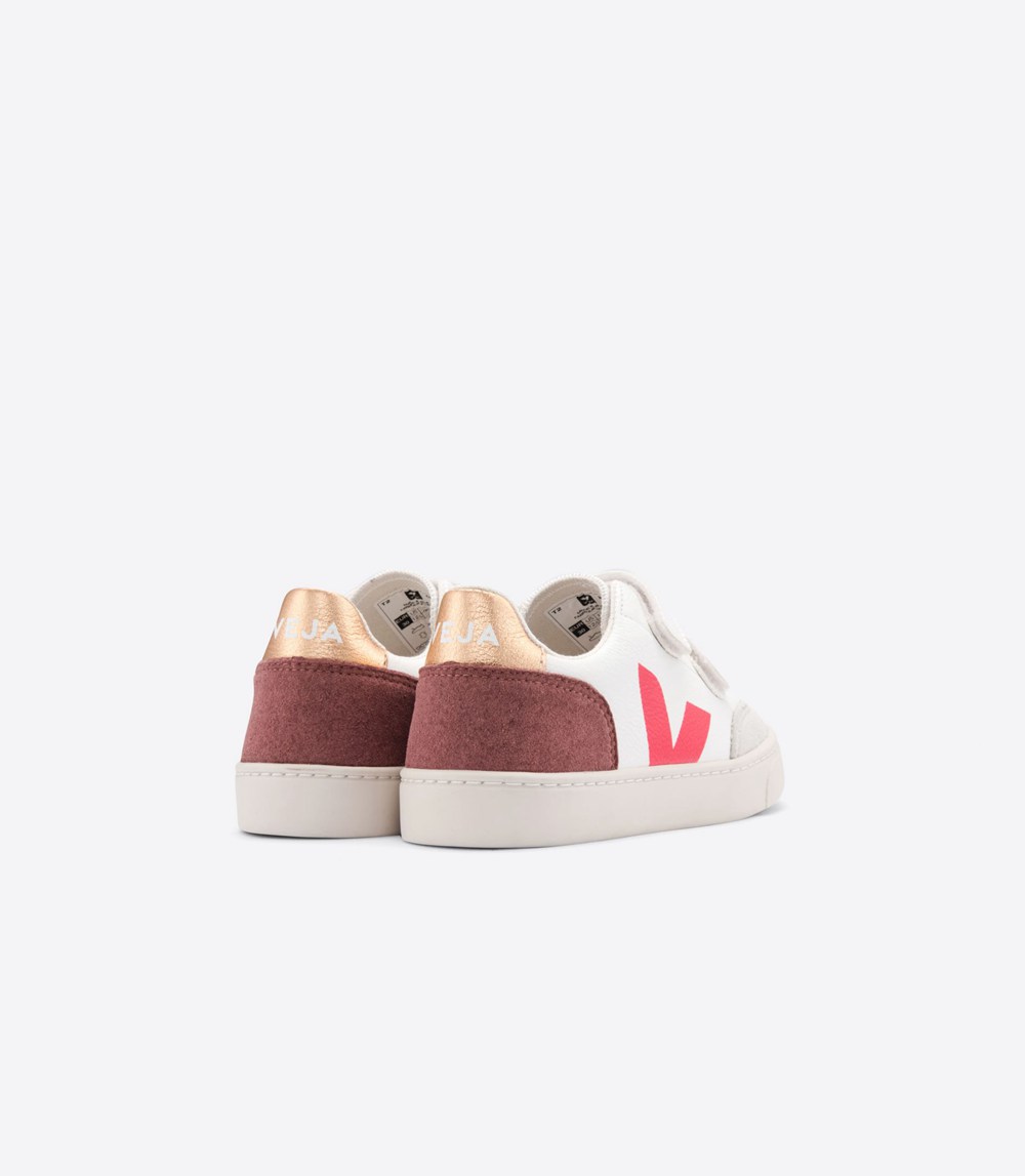 Veja Sneakers Barn - V-12 Velcro Chromefree - Vita - 783460-DZH